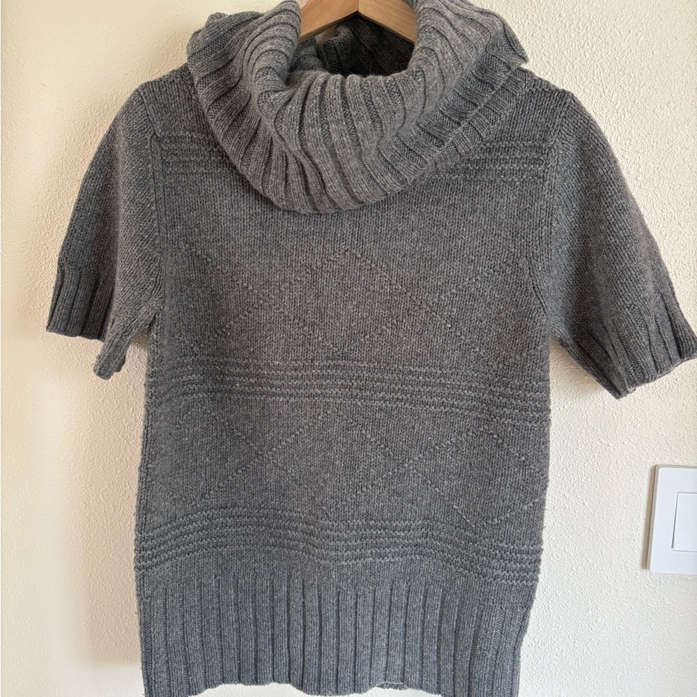American Eagle Outfitters Charcoal Cowl Neck Sweater